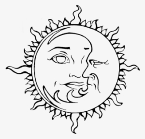 Png Indie Tumblr 4 » Png Image - Moon And Sun Tumblr Drawing