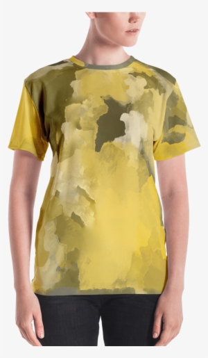 Yellow Orche Watercolor Women's T Shirt T Shirt Zazuze - T-shirt