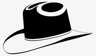 Banner Royalty Free Cowboy Hat Clipart Black And White - Black Cowboy Hat Clip Art