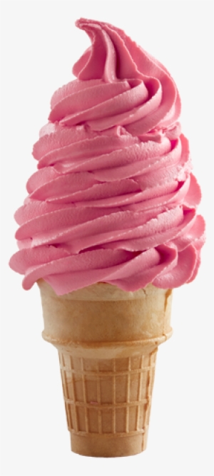 Bubblegum Soft Serve Ice Cream - Black Raspberry Ice Cream Soft Serve