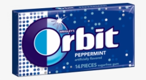 Orbit Gum Peppermint Flavor -sku - Orbit Peppermint Gum