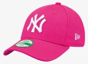 Classic Pale Pink Baseball Cap In 100% Cotton With - New Era 9 Forty New York Yankees Youth