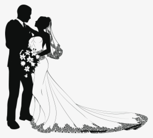 groom clipart wedding reception couple - modern wedding couple silhouette