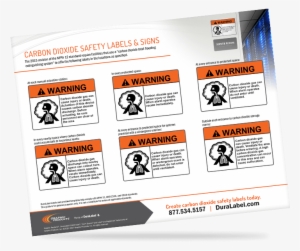 Carbon Dioxide Safety Labels And Signs - Graphic Products, Inc.