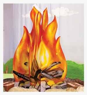 Campsite Decorations - Campfire Stand-up (17 X 27.5