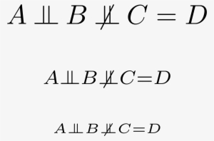 Version For Unicode-math - Independence Symbol Math