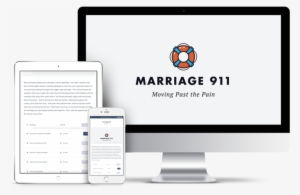 Marriage911 Mockup - Computer Monitor