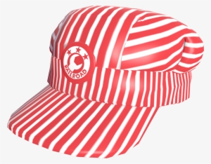 Engineer's Cap Red Tf2 - Red Train Conductor Hat