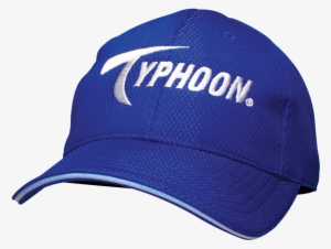 Typhoon Blue Embroidered Cap - Embroidered Caps
