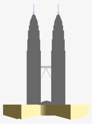 Eiffel Tower Clipart Petronas Tower - Petronas Towers Silhouette