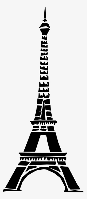 Ajf Paris Trip - Eiffel Tower Clip Art Png