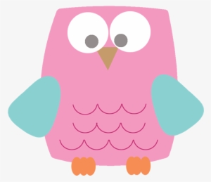 Owl Drawing Jpeg, Pink Square Owl Clipart Png - Cute Shape Clipart Png
