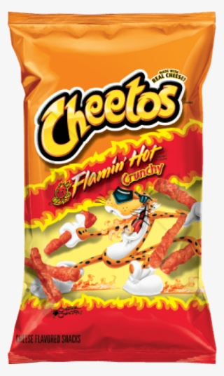 Cheetos® Crunchy Flamin' Hot® Cheese Flavored Snacks - Flamin Hot Cheetos Png