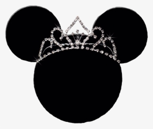 Tumblr Png Black - Mickey Mouse Ears With Crown