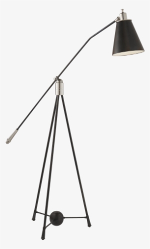 Magneto Floor Lamp In Polished Nickel And Bronze