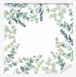 Watercolor Eucalyptus Card Design - Eucalyptus Background