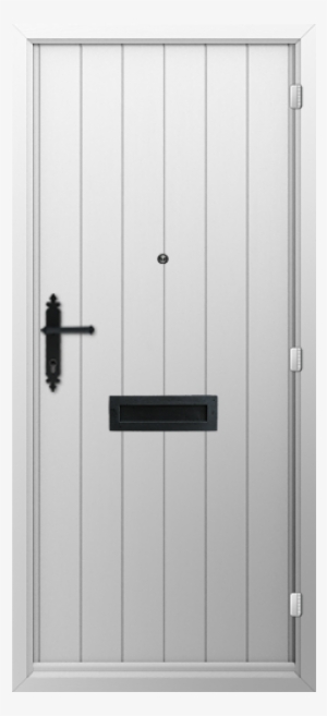 Victorian Heritage Grp Doors Coventry Warwickshire - White Door With Black Handles