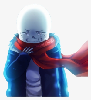 Sans With Papyrus Scarf