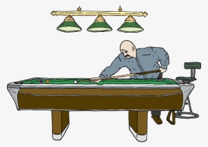 This Free Icons Png Design Of Pool Table With Player