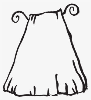 Download A Blank Cape Here, And Make It Your Own - Line Art Transparent ...