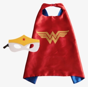 Children's Super Hero Cape - Wonder Woman Cape And Mask Set