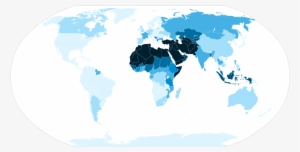 World Muslim Population - Islam World Map 2017