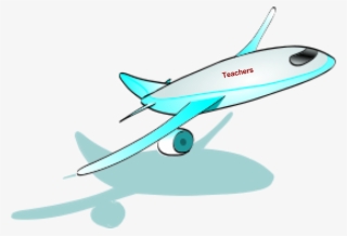 "plane taking off" from openclipart - cartoon plane taking off