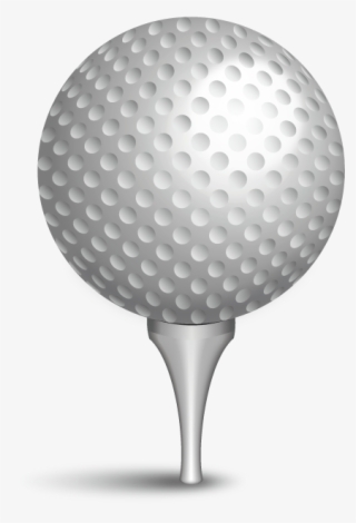 Golf Ball Png - Golf Ball On Tee Png