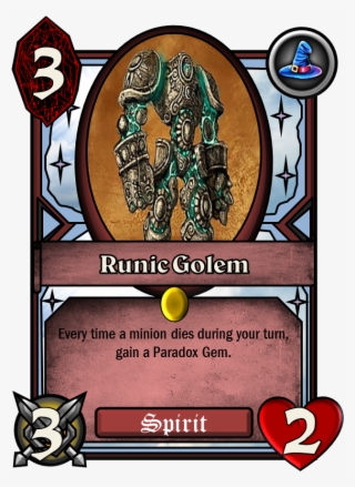 Runic Golem Gv Card - Remady