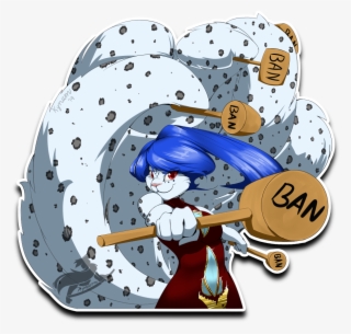 Kali Ban-hammer Sticker - Cartoon