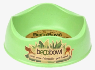 Becobowl Medium Dog Bowl, Green - Comedero Ecologico