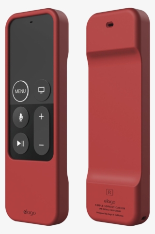 Elago R1 Intelli Case For Apple Tv Remote Red - Product Red Apple Products