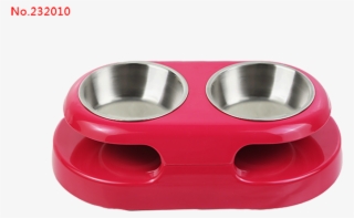 Solid Color Double Dog Bowl Set-232010 - Circle