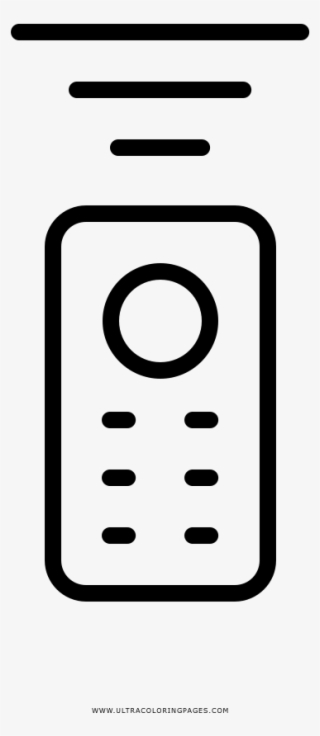 Tv Remote Coloring Page - Feature Phone