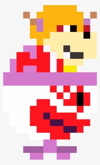 Clown Car Lavora Mystery Fantendo - Bowser Jr Pixel Art Mario Maker
