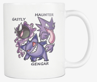 Pokemon Mug Gastly Haunter Gengar Ceramic Mug Cup - Pokemon Ghost Trio