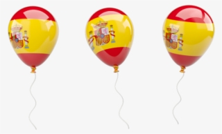 Illustration Of Flag Of Spain - Spain Flag Balloons Png