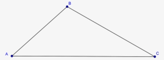 un triangulo, como es bien sabido es una figura geométrica - triangulo abc