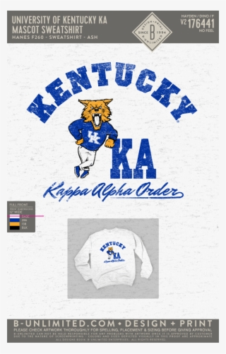 Uk Ka - Mascot Sweatshirt - Kappa Kappa Gamma