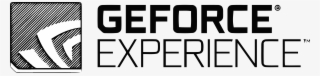 Geforce Experience Logo Black And White - Geforce Experience Logo Transparent