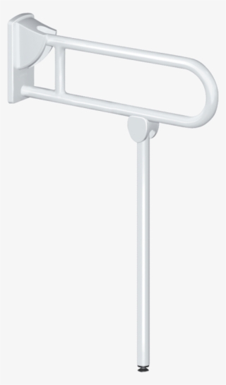 Drop-down Grab Bar With Leg, Ø 32mm, L - Lamp