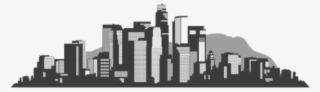 Los Angeles Clipart Silhouette - Los Angeles Skyline Png