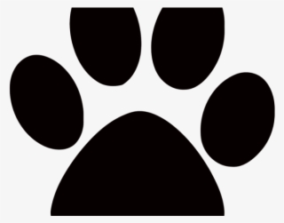 Cougar Clipart Wolf Paw - Dog Foot Prints Png