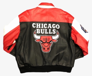 Vintage Chicago Bulls Leather Jacket - Chicago Bulls Transparent PNG ...
