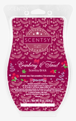 Cranberry & Tinsel Scentsy Brick - Cranberry & Tinsel Scentsy Brick