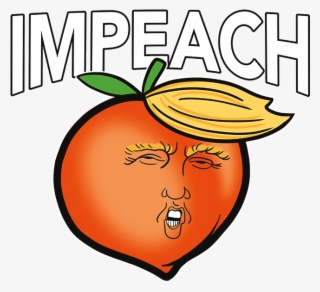 Impeach Trump Peach - Cartoon