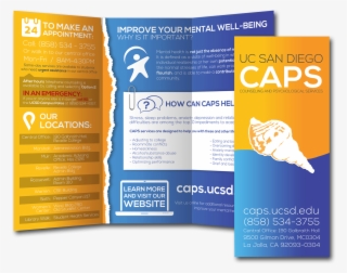 Brochure For Uc San Diego's Counseling And Psychological - Ucsd Caps