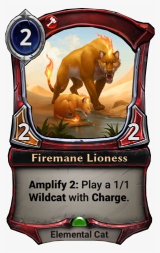 [defiance] Firemane Lioness - Eternal Card Game Defiance Spoilers