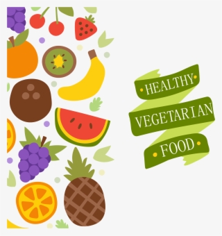 Vegetarian Cuisine Organic Food Health Food Fruit - Healthy Food Vector Png