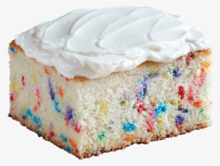 Vanilla Sprinkle Snack Cake - Buttercream